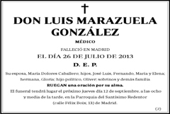 Luis Marazuela González